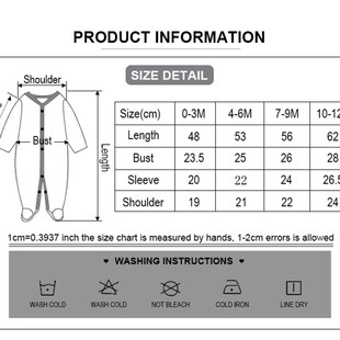 Newborn Baby winter clothes 3pcs baby boys girls rompers lon