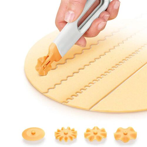 Plastic Baking Tool Pull Net Wheel Pizza Pastry Lattice Roll
