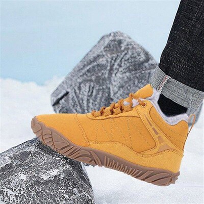 Winter Plush Boots Barefoot Snow Boots Non Slip Wide Toe