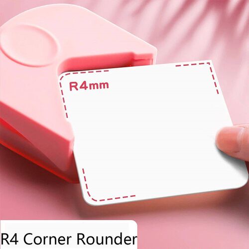 1/4Pcs Corner Rounder Punch R4 Paper Portable Trimmer Cutter