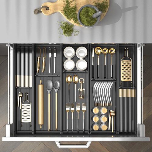 Kitchen Drawer Storage Box Chopstick Fork Spoon Separation O