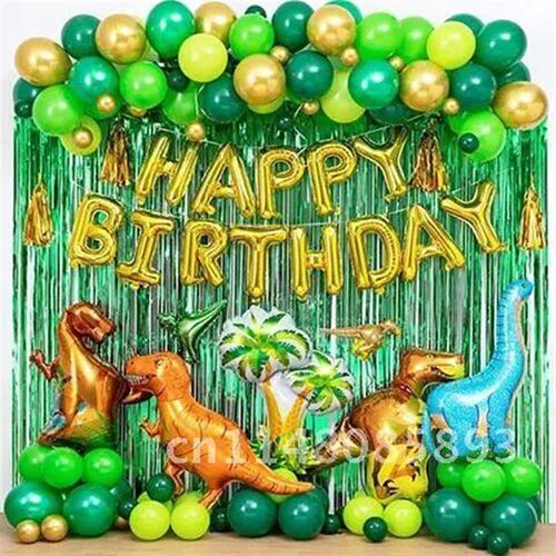 Birthday Dinosaur Balloons Arch Garland Kit Party