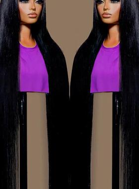 30 40 Inch Bone Straight Human Hair Lace Frontal Wigs Brazil