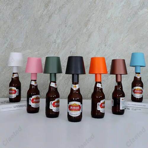 LED Wine Bottle Lamp Head Table Lamp Removable and Removable