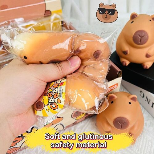 Cute Cartoon Capybara Mochi Pinching Toy Squishy Toy Slow Re