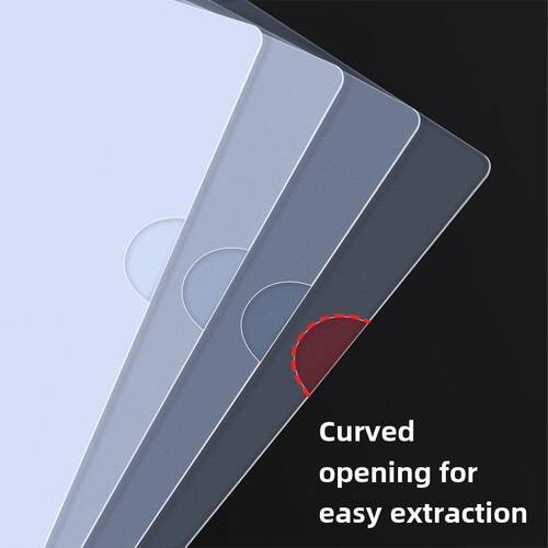 folder a4, two page office file set, single transparent