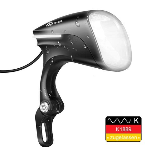 Toprek E-Bike Front Light  Stvzo Bicycle Lamp  for E-Bike/E-