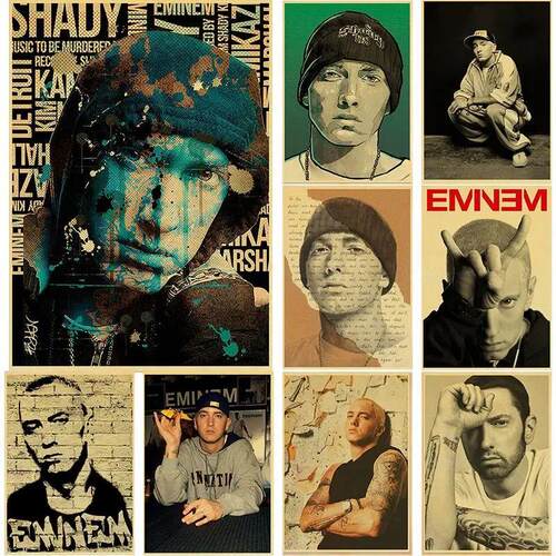 Eminem Posters 8 Mile Poster Hip Hop Rapper Singer Eminem Po