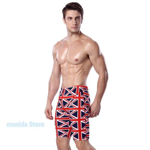 10pcs  2020 mens swimming trunks long flat angle quick dry