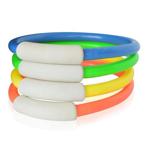 4pcs New Diving Rings Underwater Swimming Rings Sinking Pool
