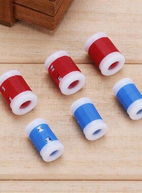 10pcs Crochet Counter Red/blue Plastic Knitting Row Counter