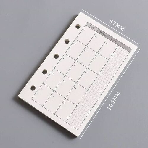 M5  40Sheets Loose Leaf Notebook Refill Spiral Binder Inner