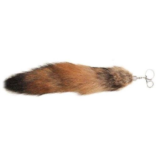 Keychain Pendant Foxes Tail Keyrings Bag Decoration Soft
