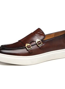 Large Size Mens Shoes Fashion Casual Leather Shoes Mens Brit