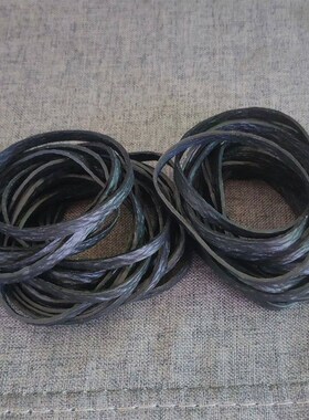 60Pcs Black Large Rubber Band 6CM/2.4inch  Sretchable Sturdy