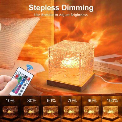 Romantic Ocean Wave Projection Lamp 16 Colors Aura Light Aur