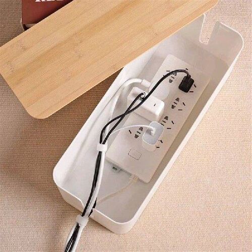 Socket Storage Box Dustproof High Quality Imitation Teak