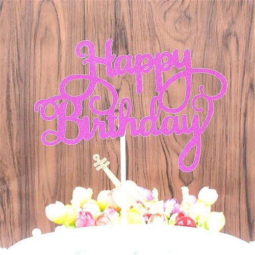 DIY Dessert Decor Confetti Balloon Cake Insert Cake Topper C
