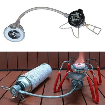 Gas Stove Adapter Hose Furnace Connector BBQ Gas Canister