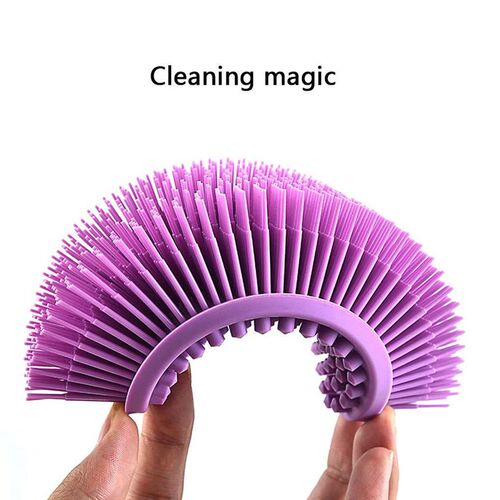 Soft Silicone Body Brush Wash Bath Shower Exfoliating Skin F