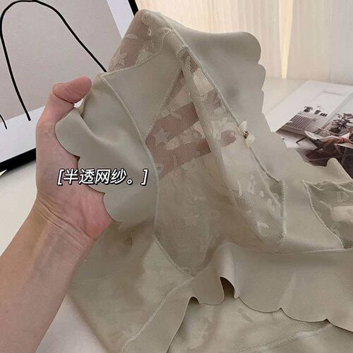 Large Size High-waist Belly-tucking Underwear Womens Lace S