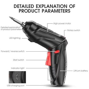 4.2v Power Tools Set Household Maintenance Repair Lithium Ba