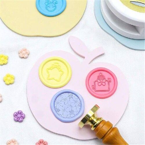 Seal Stamp Silicone Pad 4.29x4.33in Silicone Mat for Seal