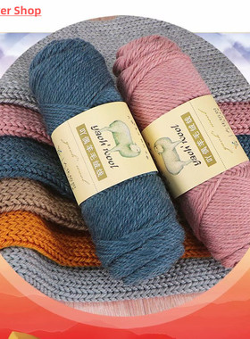 100g/ball DIY Soft Thick Wool Yarn Woolen Crochet Yarn Hand