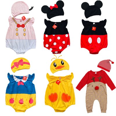 Baby Romper Infant Boy Baby Girl Clothes Winnie The Pooh Mic