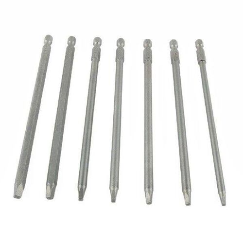 7x 150mm SQ1-SQ5 Square Head Screwdriver Bits Set Hex Shank