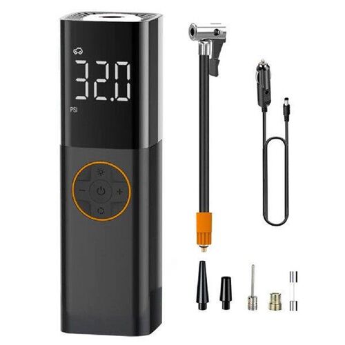 150PSI Portable Car Inflator Pump with LED Light Auto