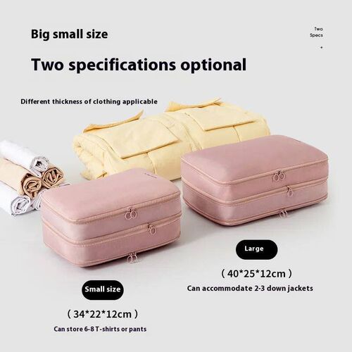 Travel Bag Compression Packing Cubes Double-sided Large Capa