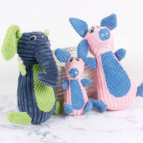 16 Styles Pet Chewing Animals Donkey Shaped Dog Bite Corduro