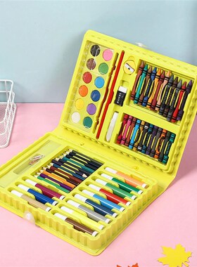 68PCS Kids Painting Drawing Art Set with Crayons Oil Pastels