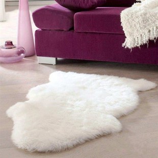 super soft faux sheepskin washable carpet warm hairy seat