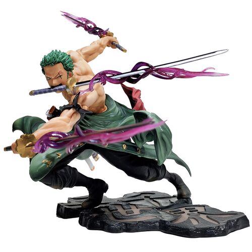18CM One Piece Luffy Figure Roronoa Zoro Three-Blade Sa-Maxi