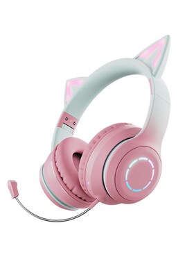 Bluetooth Wireless Headphones蓝牙耳机Cat Ear Gaming Headset