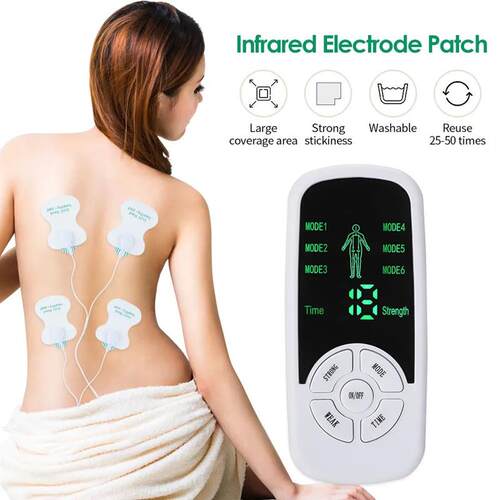 6 Modes EMS Electric Muscle Therapy Stimulator Tens Unit Mac