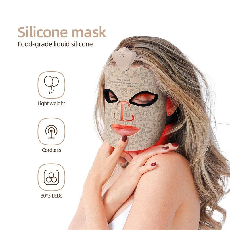 7 Colors Photon Silicone Face LED Mask 3D Facial Beauty Mask图片