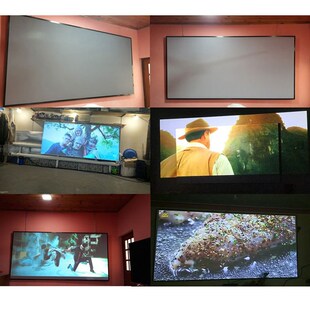 projector screen 9高清电影银幕 简易金属抗光投影仪幕布120寸16