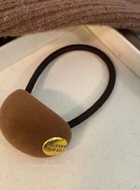 Velvet Round Hair Tie HighClass Ponytail Holder Durable Elas