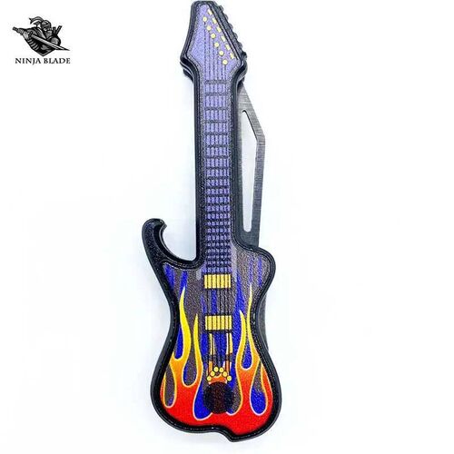 Guitar Player Jackknife Creative Folding Knife Utility EDC