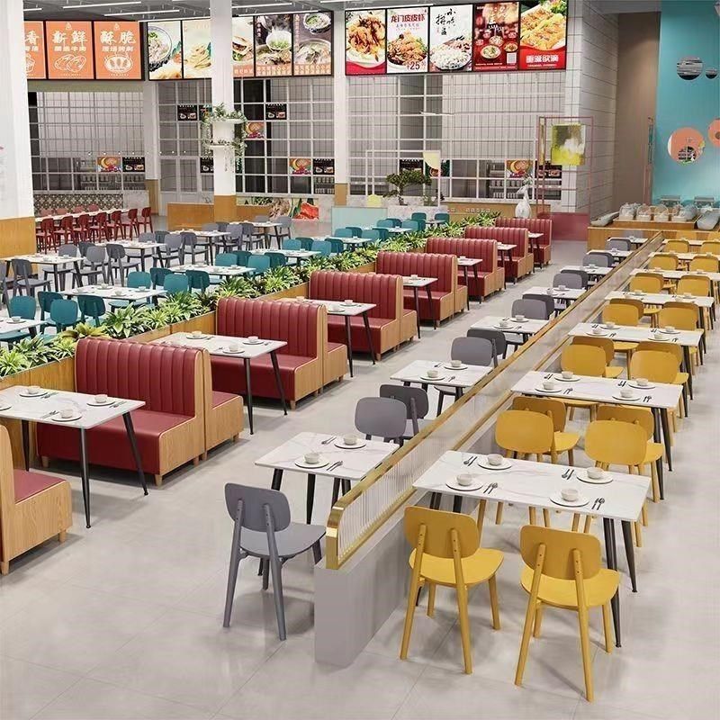 商用快餐店桌椅小吃店咖啡厅奶茶店餐桌食堂桌椅饭店岩板餐桌,住宅家具,岩板餐桌,淘宝优惠券,粉丝福利购,淘宝优惠卷