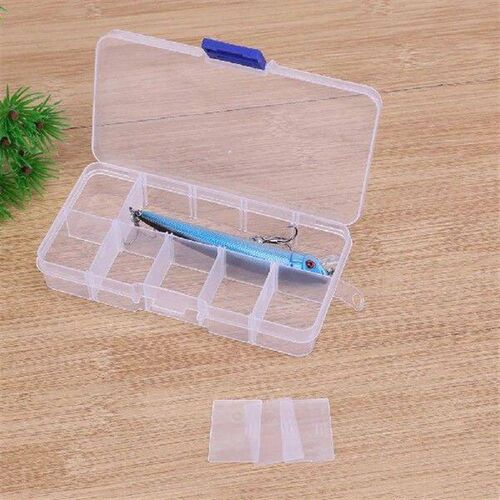 10 Compartments Fishing Tackle Box Fishing Float Box