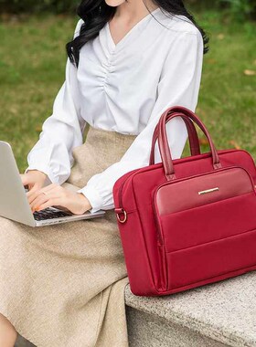 Fashion Briefcases Laptop Bag Case Women Men Travel Document