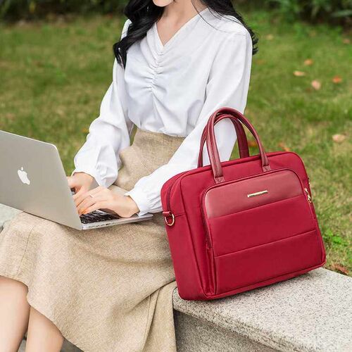 Fashion Briefcases Laptop Bag Case Women Men Travel Document