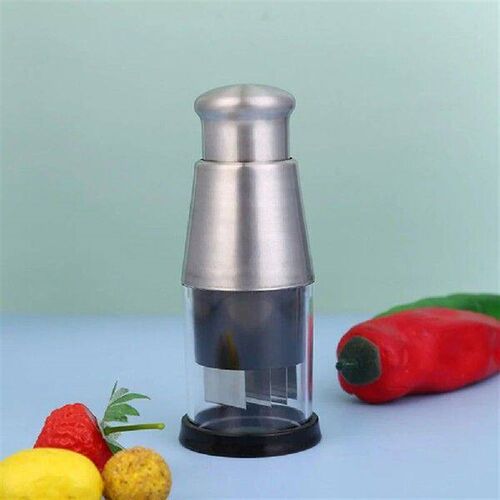 Stainless Steel Manual Hand Chopper Kitchen Tools Garlic