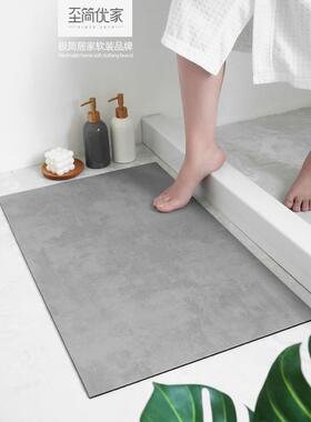 High quality Anti-oil kitchen floor mat leather non-slip mat