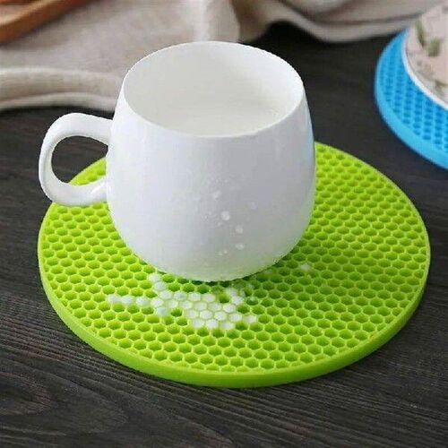 18/14cm Round Heat Resistant Silicone Mat Drink Cup