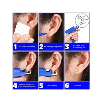 Professional Ear Piercing Gun Tool Set Professional Ear Pier